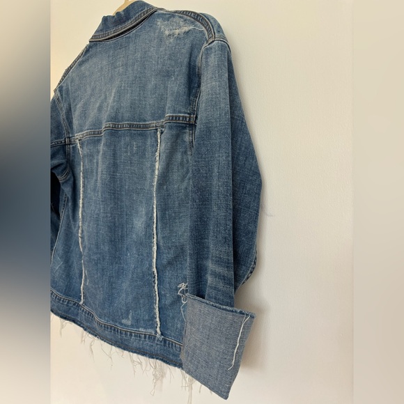 JOE’S JEANS Women’s Distressed Denim Jean Jacket, Size XS, Like New Condition - Picture 7 of 11